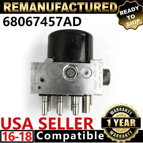 Unidad ABS detectado 68067457AD 2016-2018 Jeep Wrangler hidráulica - HCU