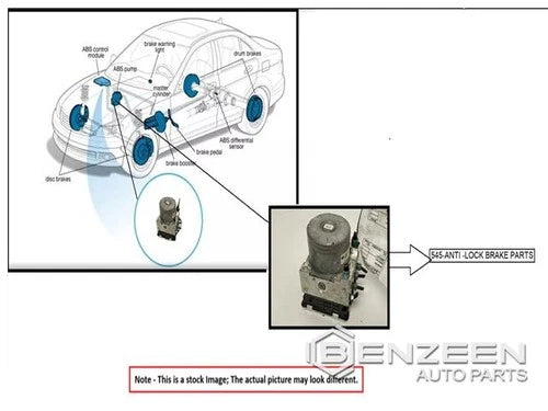 Servofreno ABS cilindro 4707052020 2012-2019 Toyota Prius 1YR