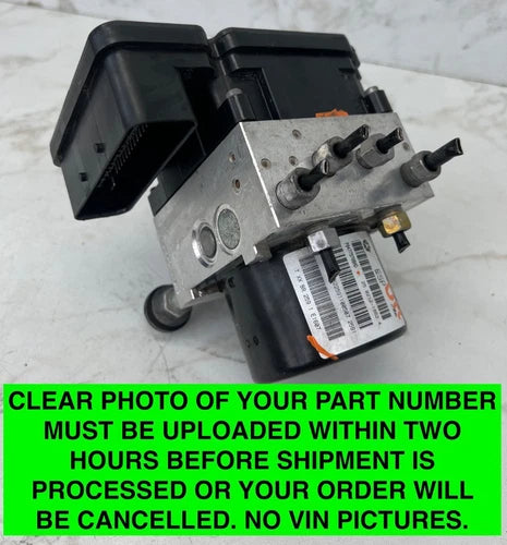 Bomba y módulo ABS 2012-2014 Jeep Wrangler 3.6L 68230240AB