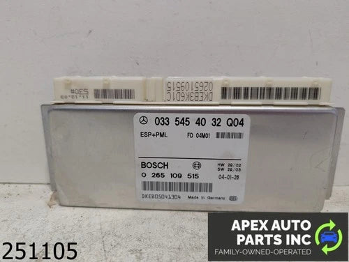 Módulo ABS 2004 Mercedes-Benz E320 3.2L ESP pml estabilidad